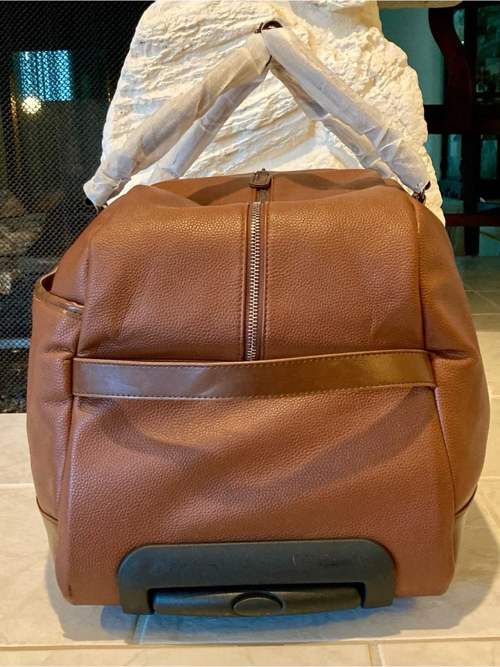 NWOT Davidson rolling duffel bag by “Brouk” and Co.